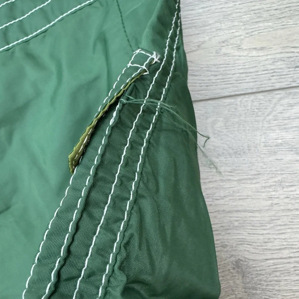 VTG‎ Birdwell Beach Britches Green Swim Trunks Men's Short FLAW Pocket
